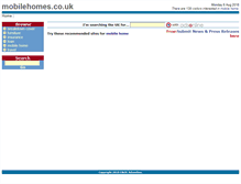 Tablet Screenshot of mobilehomes.co.uk