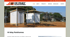 Desktop Screenshot of mobilehomes.co.za